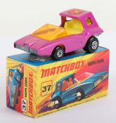 Matchbox Lesney Superfast MB-37 Soopa Coopa with rarer PINK body & FLOWER label