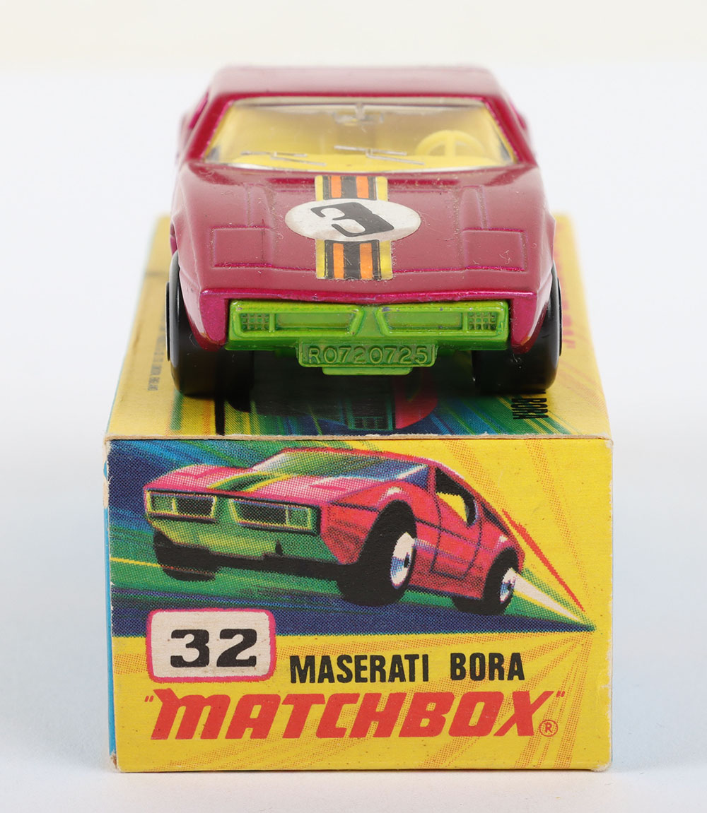 Matchbox Lesney Superfast MB-32 Maserati Bora with rarer 3 label - Image 3 of 5