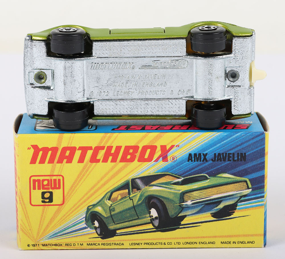 Matchbox Lesney Superfast Boxed Model,MB-9 AMX Javelin with scarce WHITE interior - Bild 2 aus 6