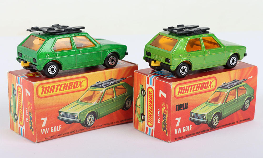 Two Matchbox Lesney Superfast VW Golf, Boxed Models - Image 4 of 6