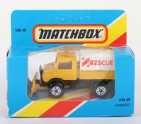 Matchbox Lesney Superfast MB-48 Unimog with England base