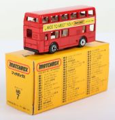 Matchbox Lesney Superfast MB-17 London Bus in hard to find Japanese issue box