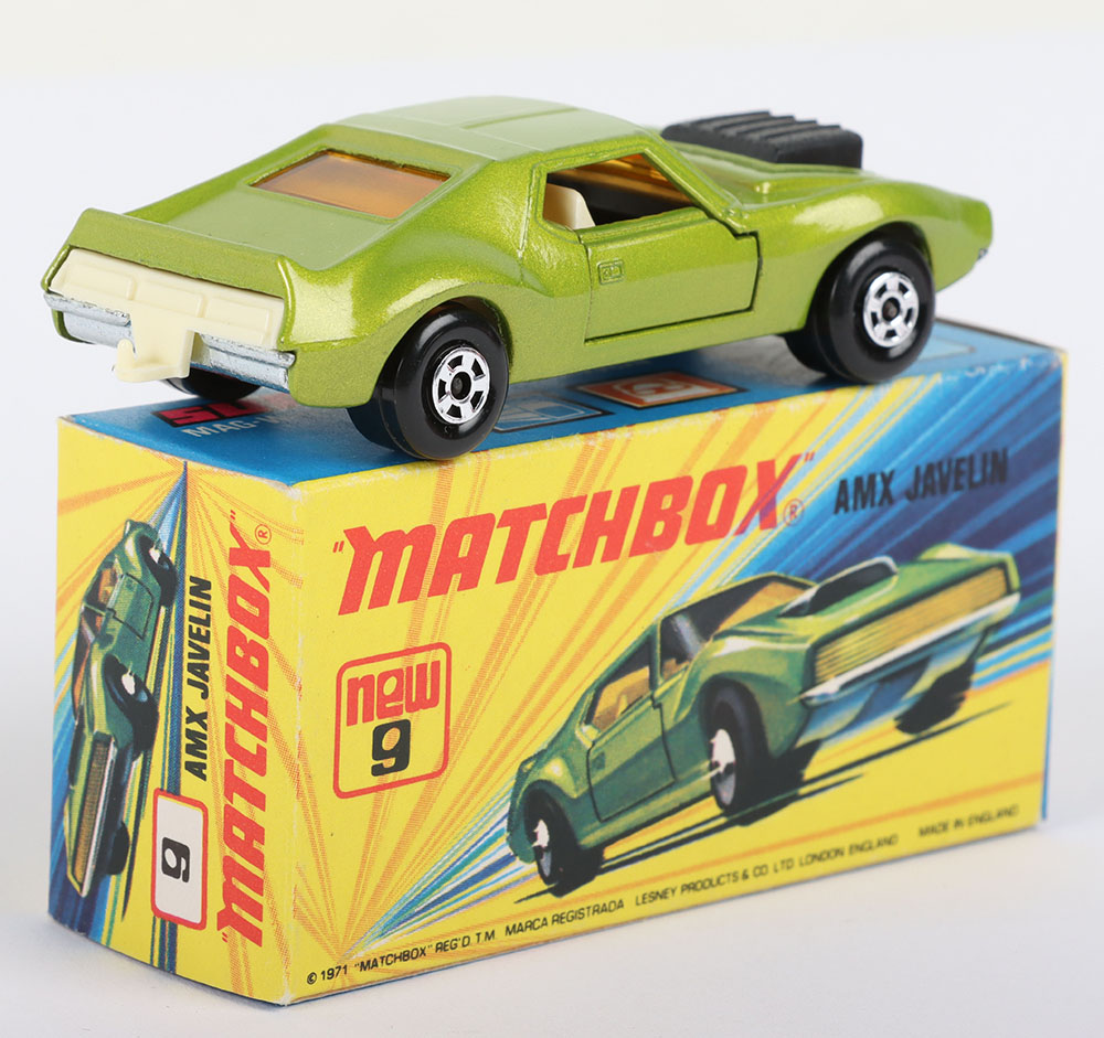 Matchbox Lesney Superfast Boxed Model,MB-9 AMX Javelin with scarce WHITE interior - Bild 4 aus 6