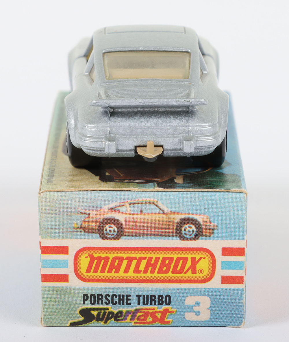 Matchbox Lesney Superfast MB-3 Porsche Turbo, scarce TAN INTERIOR - Image 6 of 6