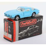 Matchbox Lesney Superfast MB-14 Iso Grifo with POWDER Blue body and WIDE 5-Spoke wheels
