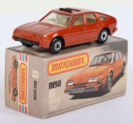 Matchbox Lesney Superfast MB-8 Rover 3500 with Bronze body and sliding Black sunroof