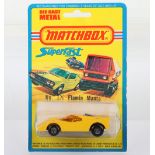 Matchbox Lesney Superfast MB-7 Hairy Hustler with YELLOW body & Flames prints