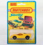 Matchbox Lesney Superfast MB-7 Hairy Hustler with YELLOW body & Flames prints