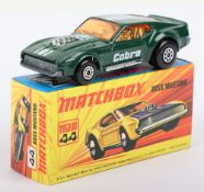 Matchbox Lesney Superfast MB-44 Boss Mustang with rarer GREEN body