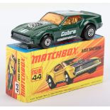 Matchbox Lesney Superfast MB-44 Boss Mustang with rarer GREEN body