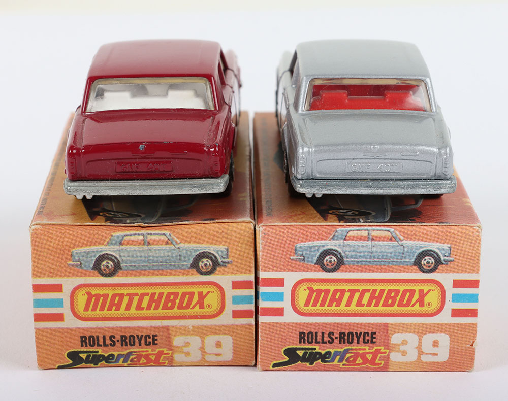 Two Matchbox Lesney Superfast MB-39 Rolls Royce Boxed Models - Image 4 of 5