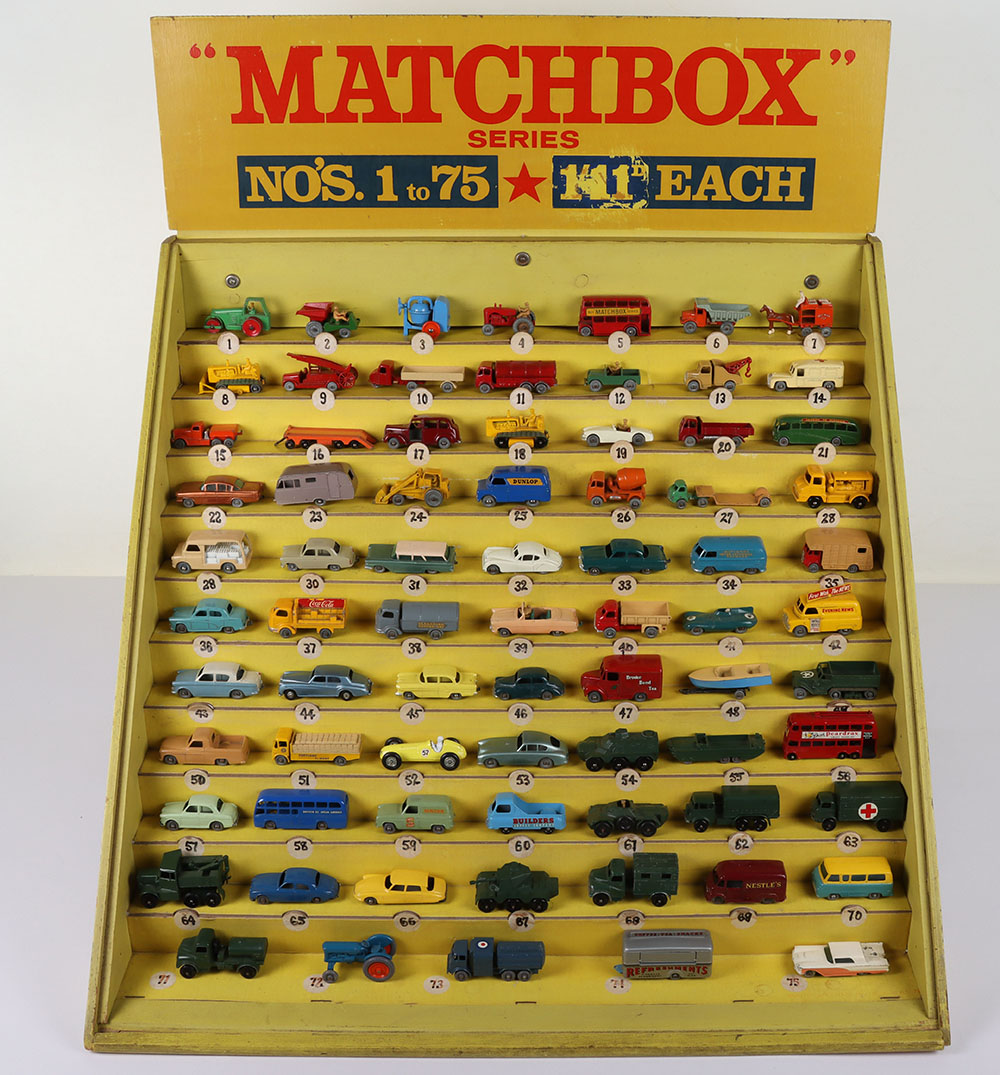 Scarce Matchbox Series Regular Wheels UK Issue Shop Retailers Display Stand