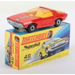 Matchbox Lesney Superfast MB-40 Vauxhall Guildsman with RED body