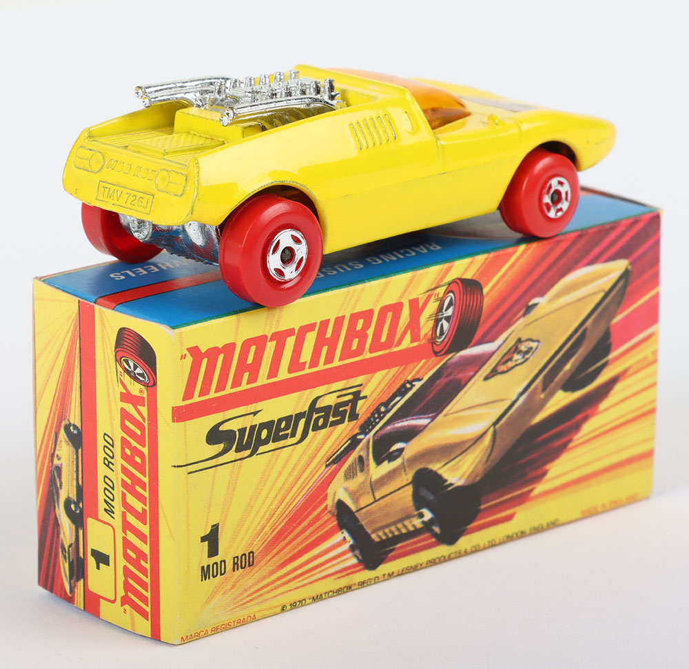 Matchbox Lesney Superfast MB-1 Mod Rod with scarce RED wheels - Bild 2 aus 5