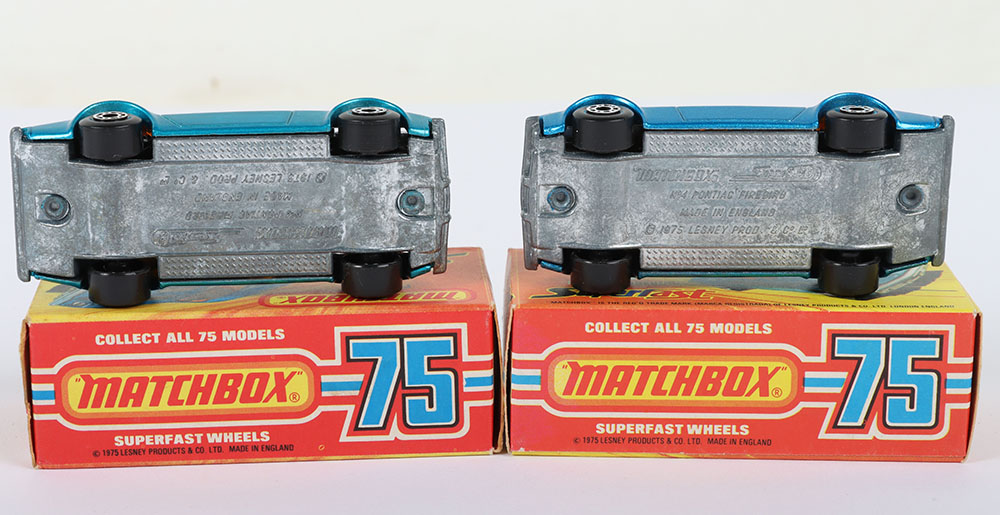 Two Matchbox Lesney Superfast Pontiac Firebird Boxed Models - Image 5 of 5