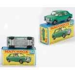 Matchbox Lesney Superfast MB-64 MG1100 with rare GREEN body and 1st issue F box