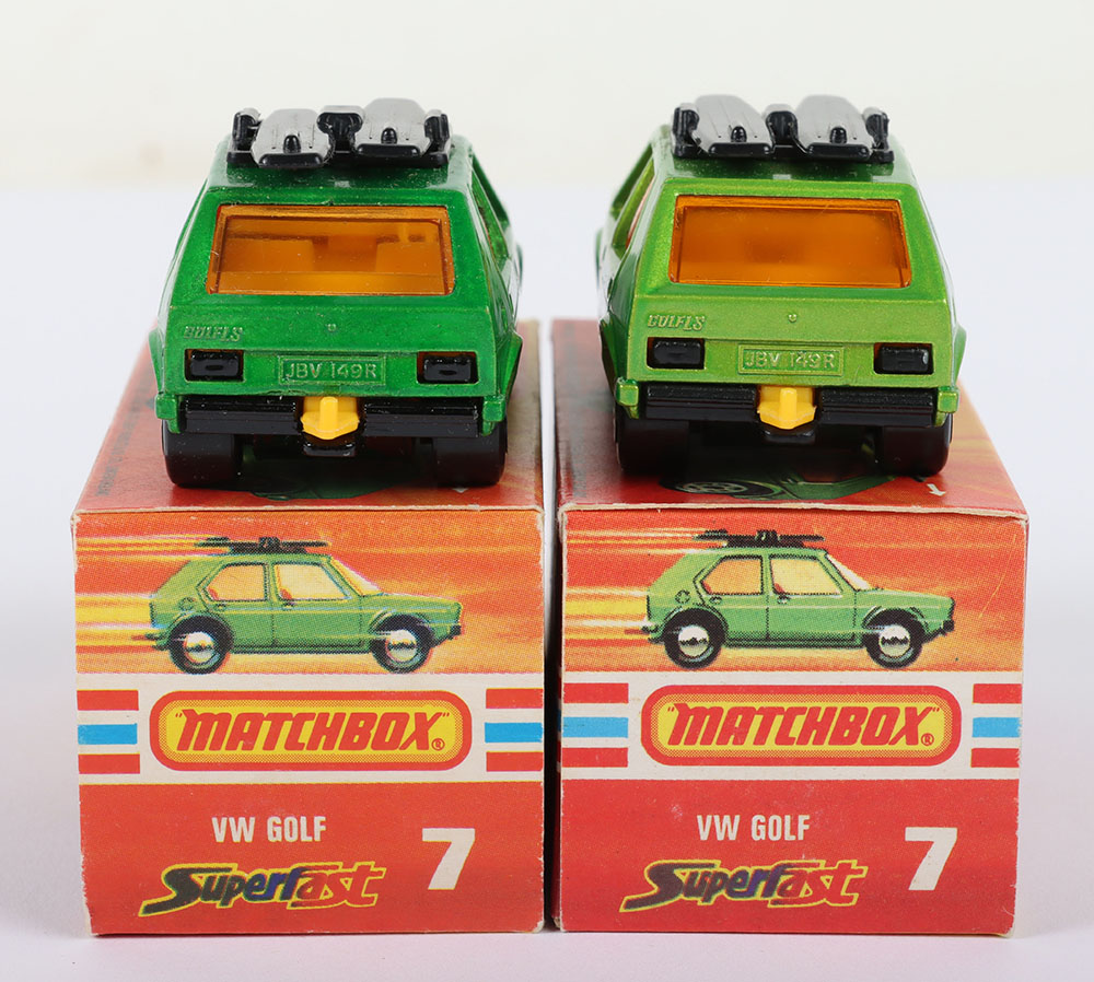 Two Matchbox Lesney Superfast VW Golf, Boxed Models - Image 6 of 6