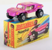 Matchbox Lesney Superfast MB-30 Beach Buggy with scarce WHITE interior