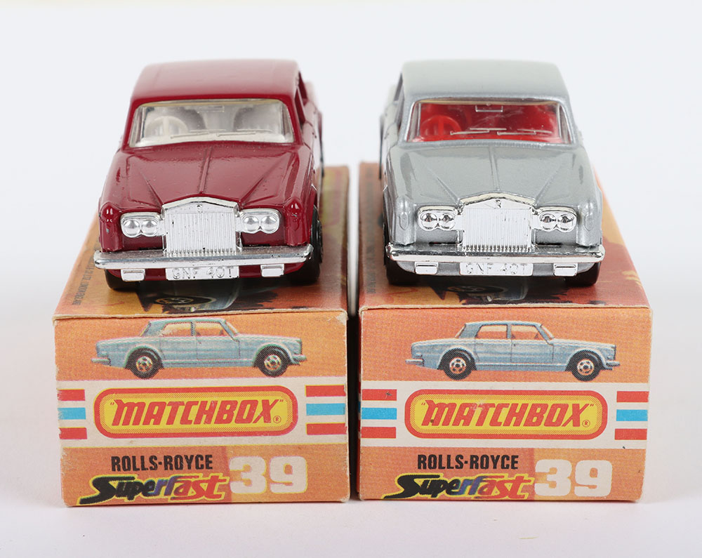 Two Matchbox Lesney Superfast MB-39 Rolls Royce Boxed Models - Image 3 of 5