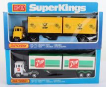 Two K-17 Matchbox Lesney Superkings Scammell Container Trucks