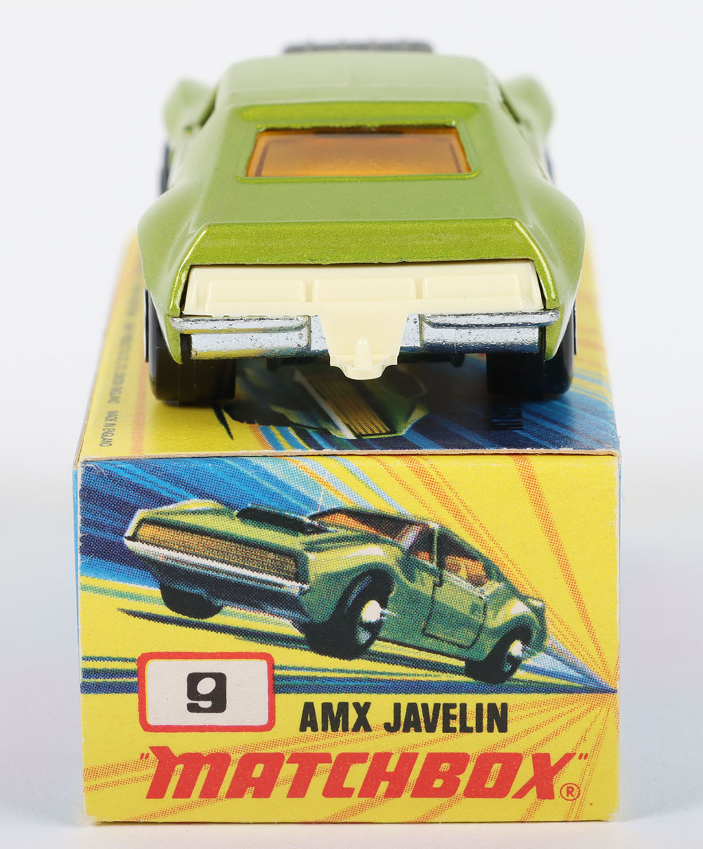 Matchbox Lesney Superfast Boxed Model,MB-9 AMX Javelin with scarce WHITE interior - Bild 6 aus 6