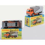 Matchbox Lesney Superfast MB-7 Ford Refuse Truck with 1st issue THIN 4-Spoke wheels
