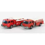 Two Matchbox Lesney Superfast Fire Pumper Truck Models