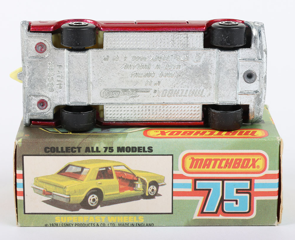 Matchbox Lesney Superfast MB-55 Ford Cortina with RED body - Image 5 of 5