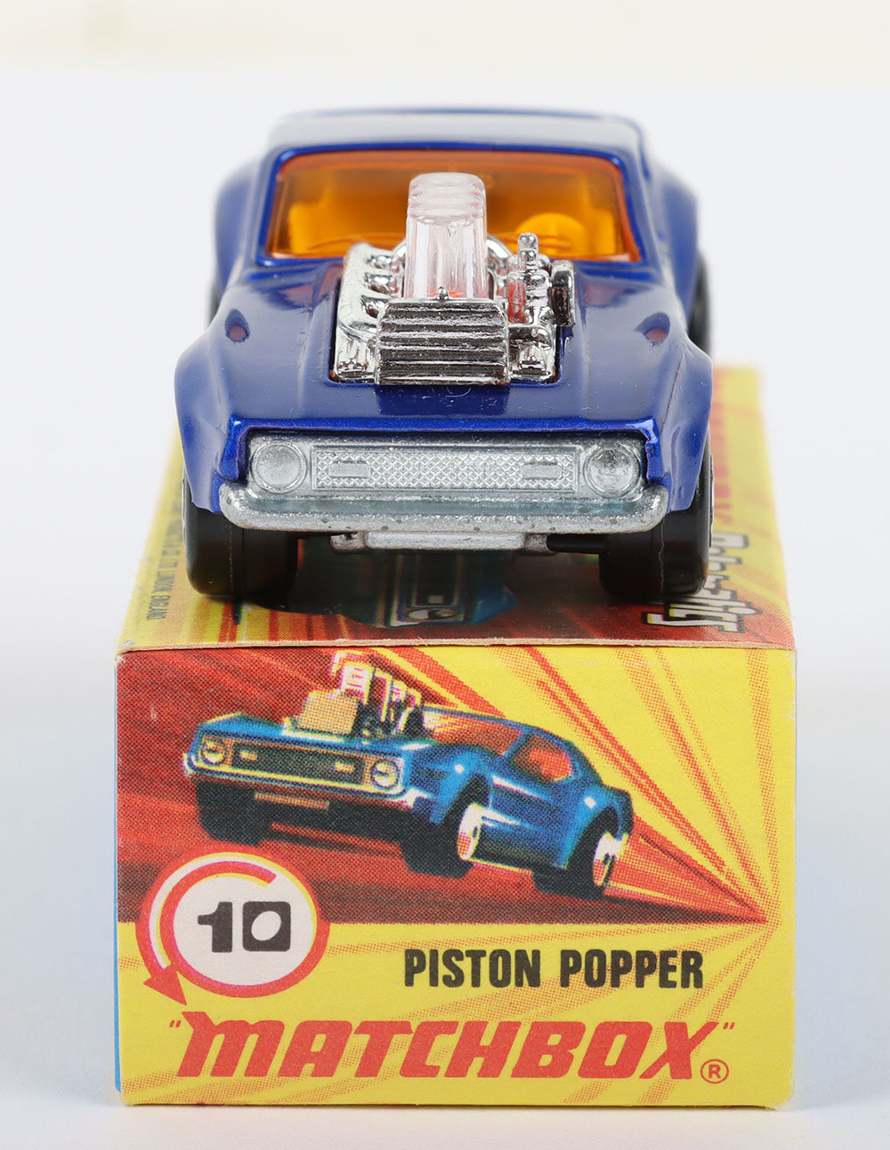 Matchbox Lesney Superfast MB-10 Piston Popper with rare SILVER painted base - Image 6 of 7