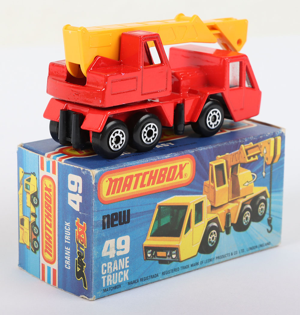 Matchbox Lesney Superfast MB-49 Crane Truck with RED body - Bild 2 aus 5