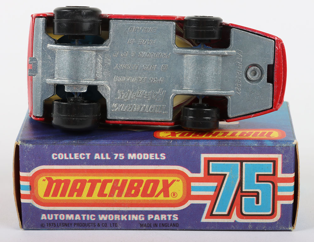 Matchbox Lesney Superfast MB-35 Fandango, scarce variation with DARK RED body & SUN label - Image 5 of 5