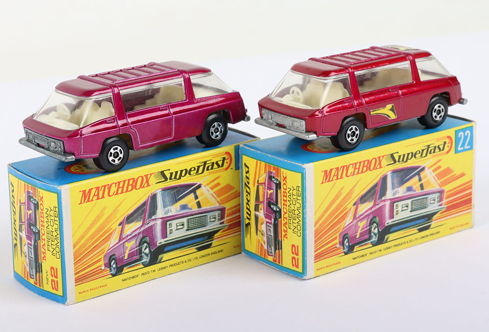 Two Matchbox Lesney Superfast Freeman Intercity Commuter Boxed Models - Image 3 of 6