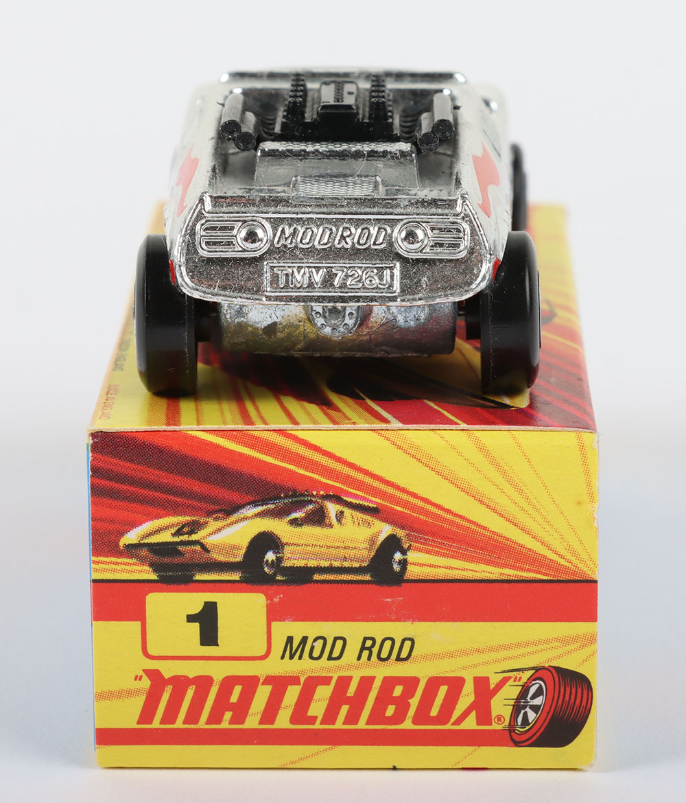 Matchbox Lesney Superfast MB-1 Mod Rod with SILVER body and BLACK ENGINE - Image 4 of 5