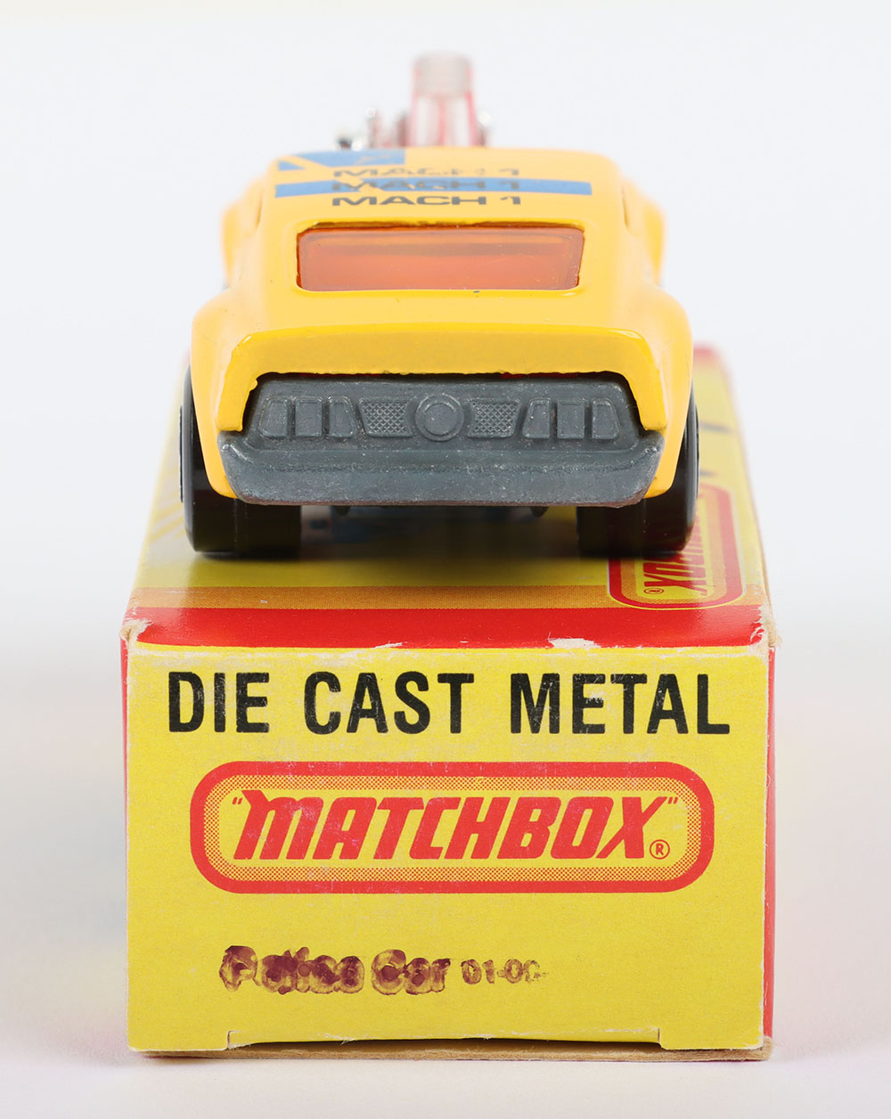 Matchbox Lesney Superfast MB-10 Piston Popper with hard to find YELLOW body & MACH 1 PISTON POPPER 6 - Image 3 of 5