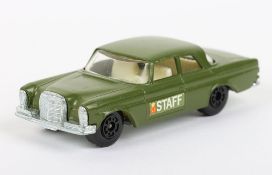 Matchbox Lesney Superfast Model MB-46 Mercedes 300 SE with MILITARY GREEN body