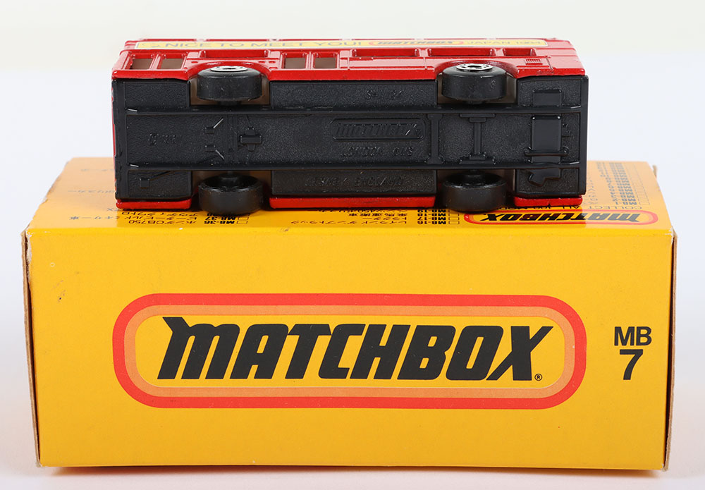 Matchbox Lesney Superfast MB-17 London Bus in hard to find Japanese issue box - Image 4 of 5