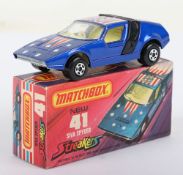 Matchbox Lesney Superfast MB-41 Siva Spyder Streakers variation