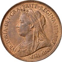 NGC MS 62 BN Victoria (1837-1901), Halfpenny, 1901,