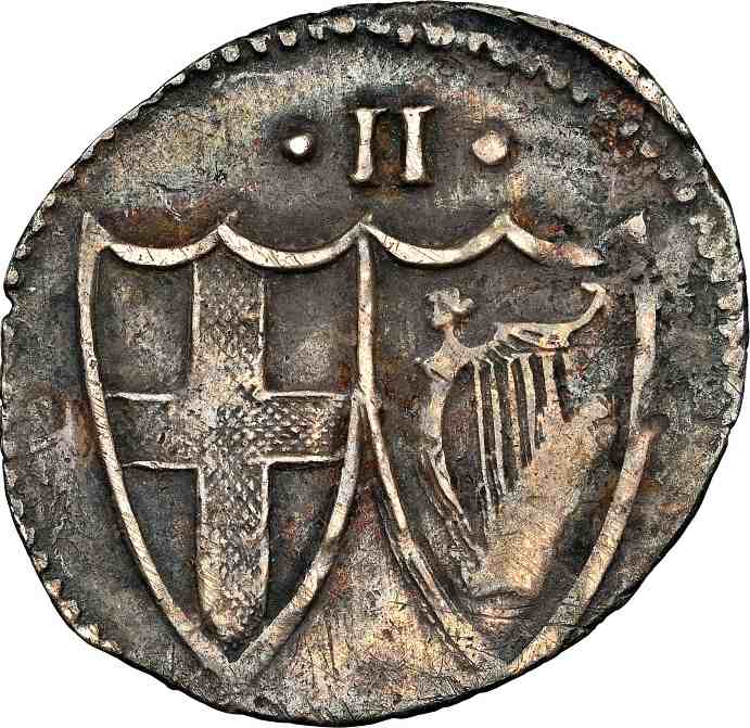 NGC VF 35 Commonwealth (1649-60)  Halfgroat  S-3221,  