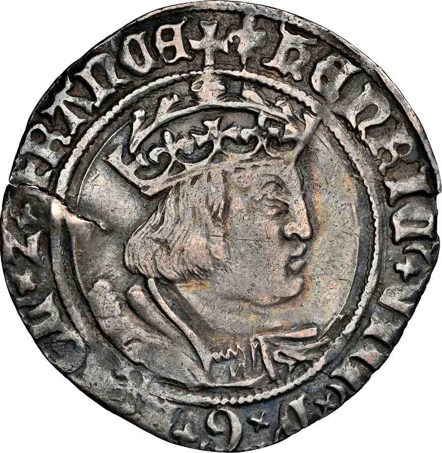 NGC VF 35 Henry VIII (1526-44) Groat, S-2337E, 