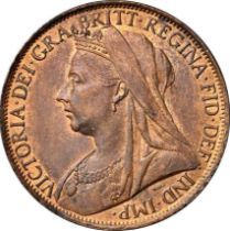 NGC MS 63 BN Victoria (1837-1901), Penny 1899,