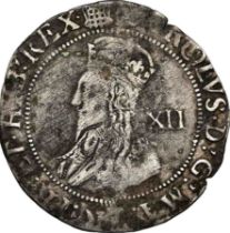 NGC VF Details, Charles I (1633-34) Shilling