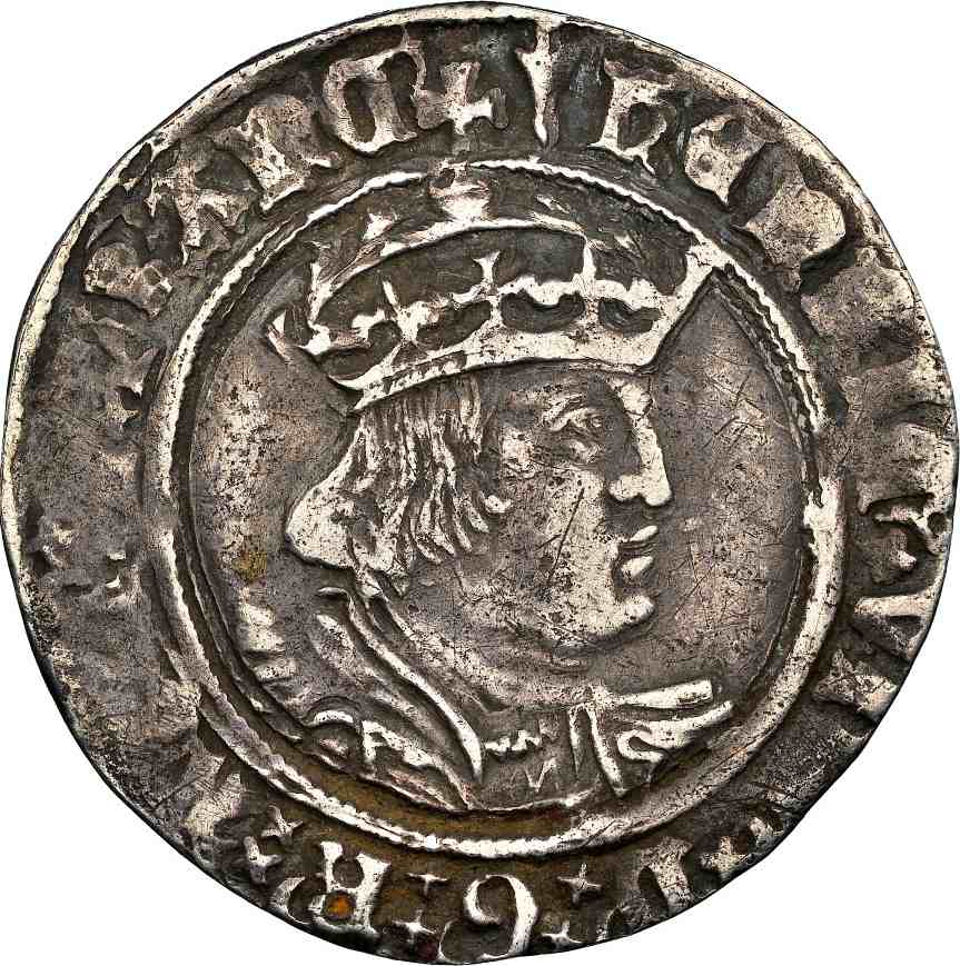 NGC VF Details - Henry VIII (1526-44) Groat, S-2337E, 