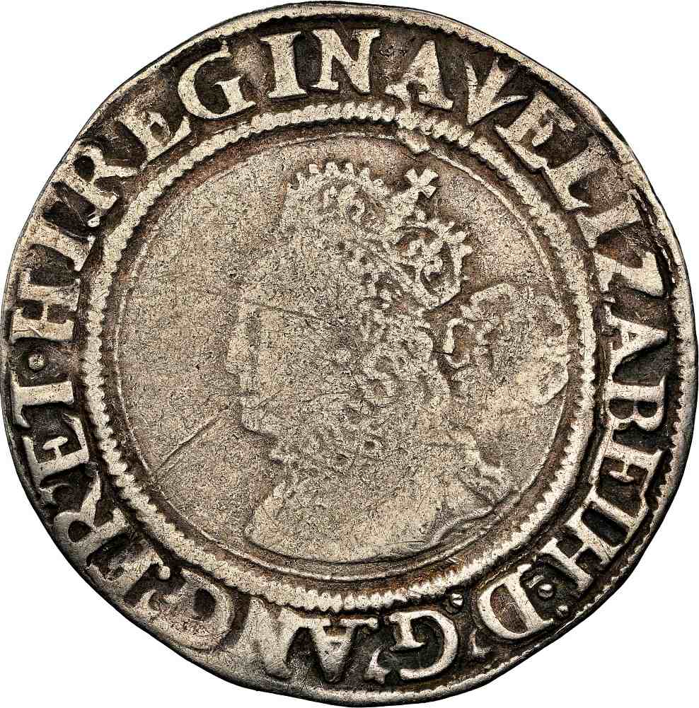 NGC F 12 Elizabeth I (1558-1603) Sixpence 1561 S-2560  