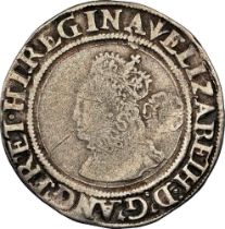 NGC F 12 Elizabeth I (1558-1603) Sixpence 1561 S-2560