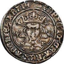 NGC XF 40 Henry VI (1422-27) Groat, Calais, S-1836 