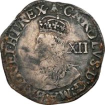 NGC VF Details, Charles I (1634-35) Shilling S-2791