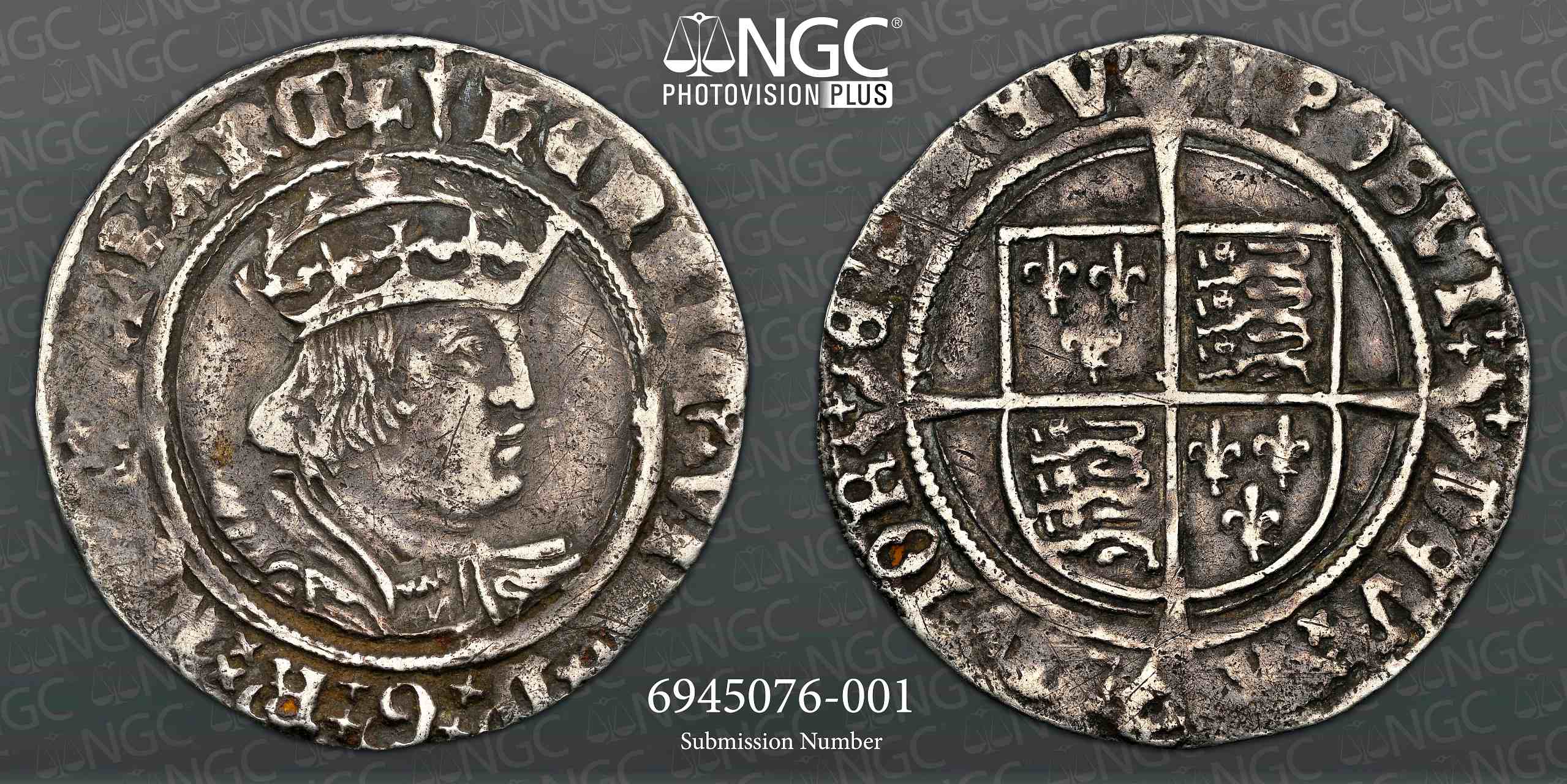 NGC VF Details - Henry VIII (1526-44) Groat, S-2337E,  - Image 3 of 3