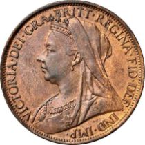 NGC UNC Details, Victoria (1837-1901) Penny 1900,