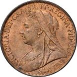 NGC MS 63 BN Victoria (1837-1901), Penny, 1901, , 